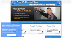 Desktop Screenshot of kfz-krys.de